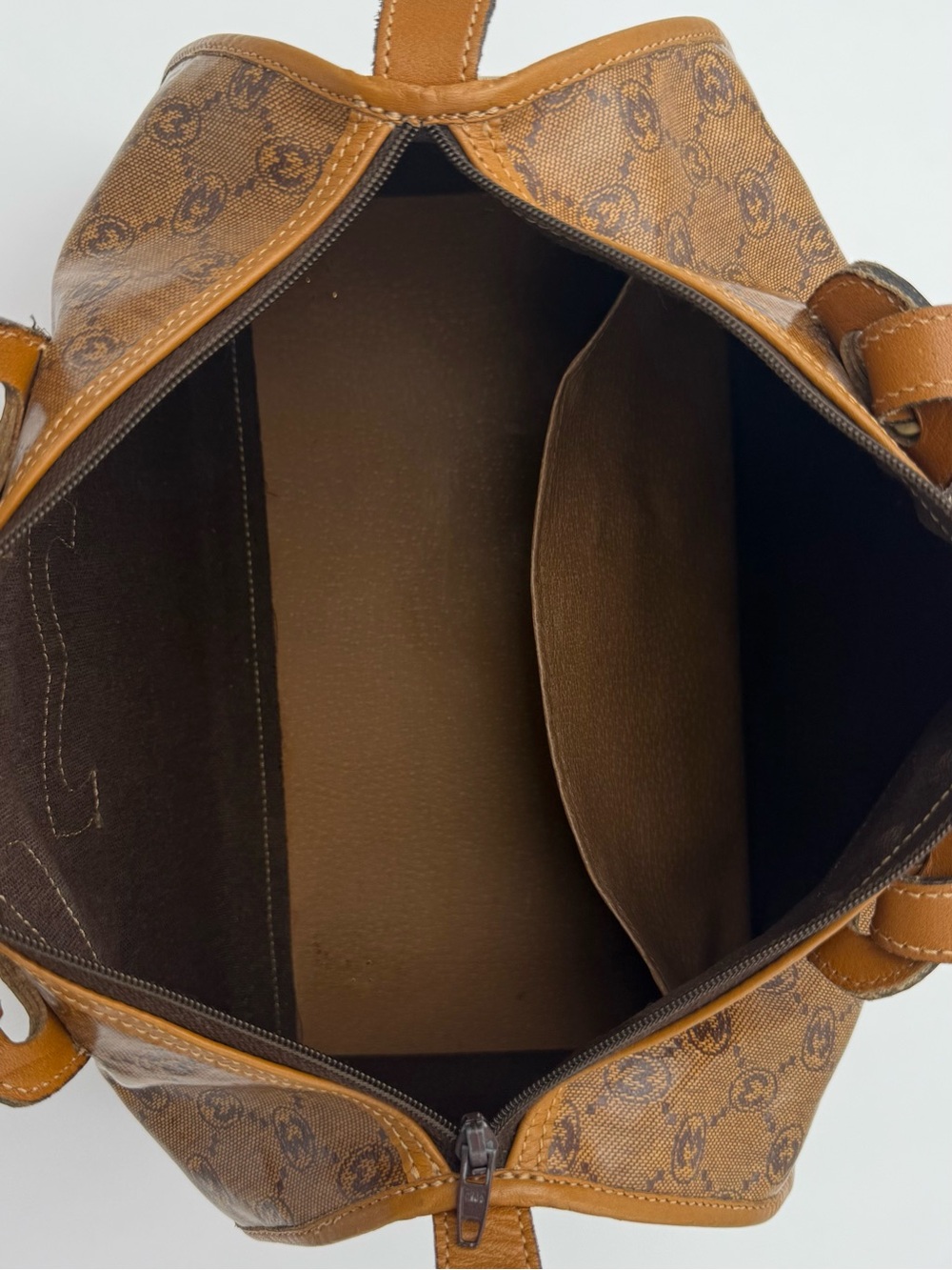 🐢MORABITO 1905 PARIS Monogram Polochon 32 Bag • Made in FRANCE •Imperial Warrant - Picture 16 of 16